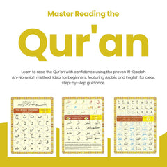 Master Reading the Qur'an (Arabic-English Edition) - Al-Qaidah An-Noraniah (Noorani Qaida)